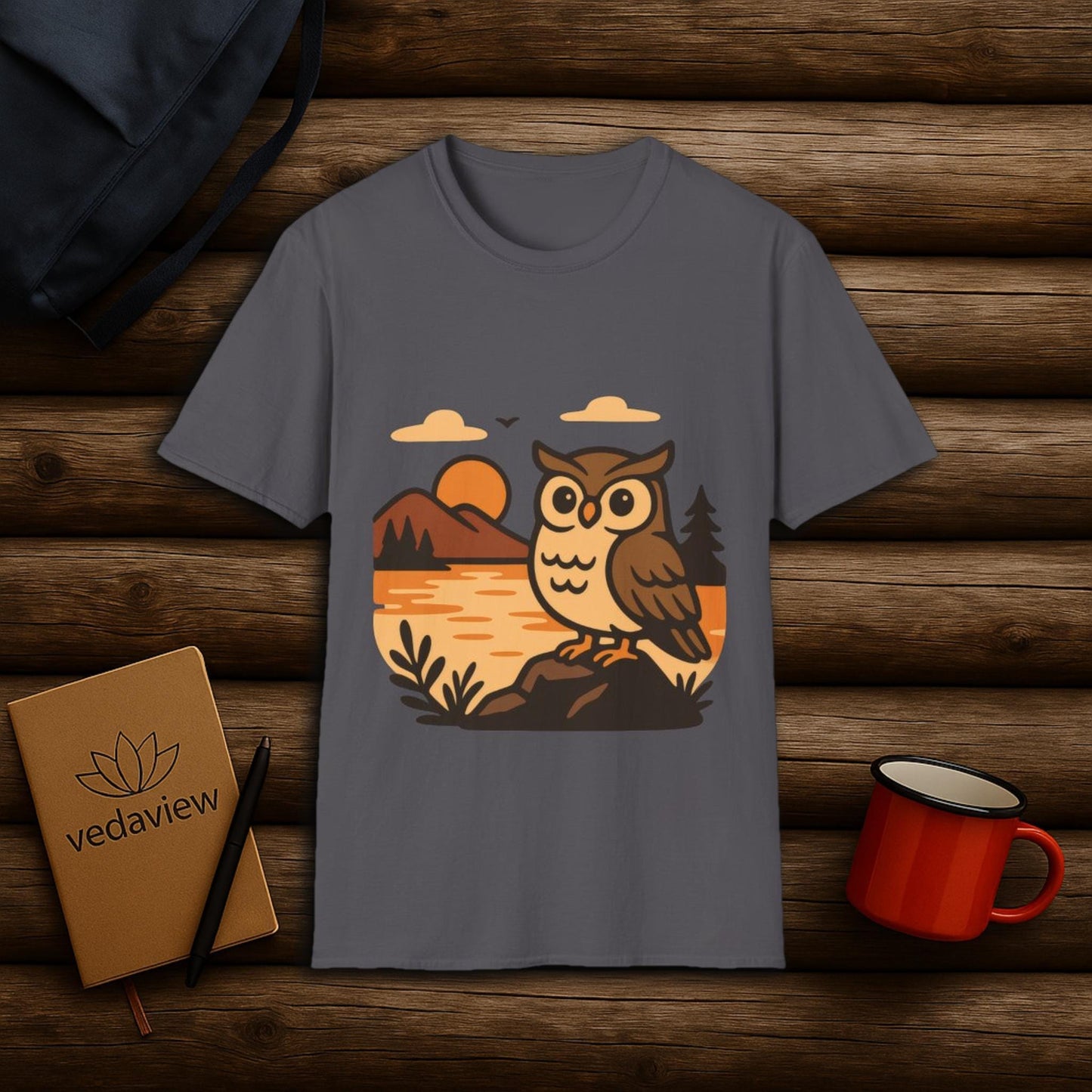 Owl at Sunset T-shirt