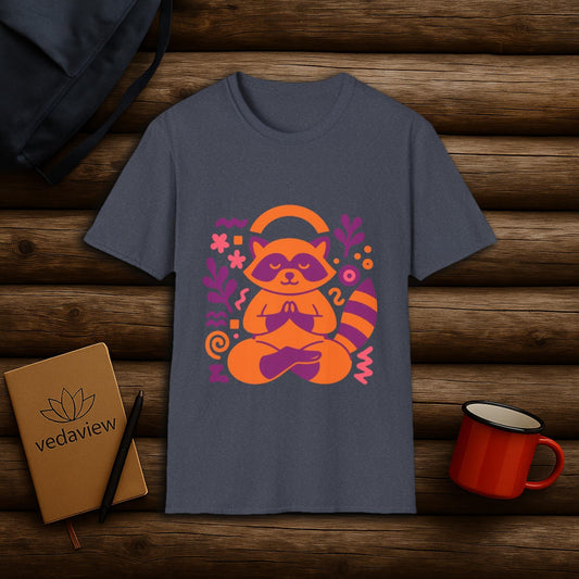 Meditating Raccoon T-shirt