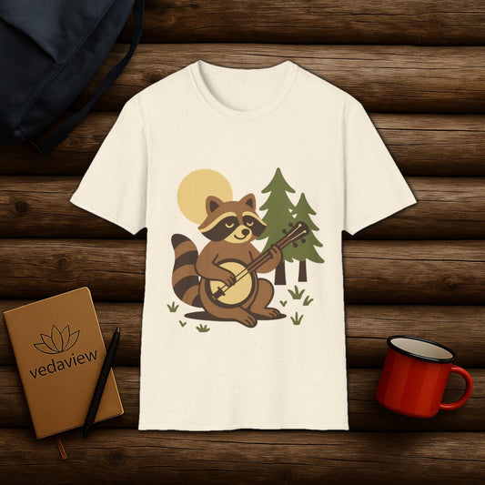 Raccoon Banjo T-shirt