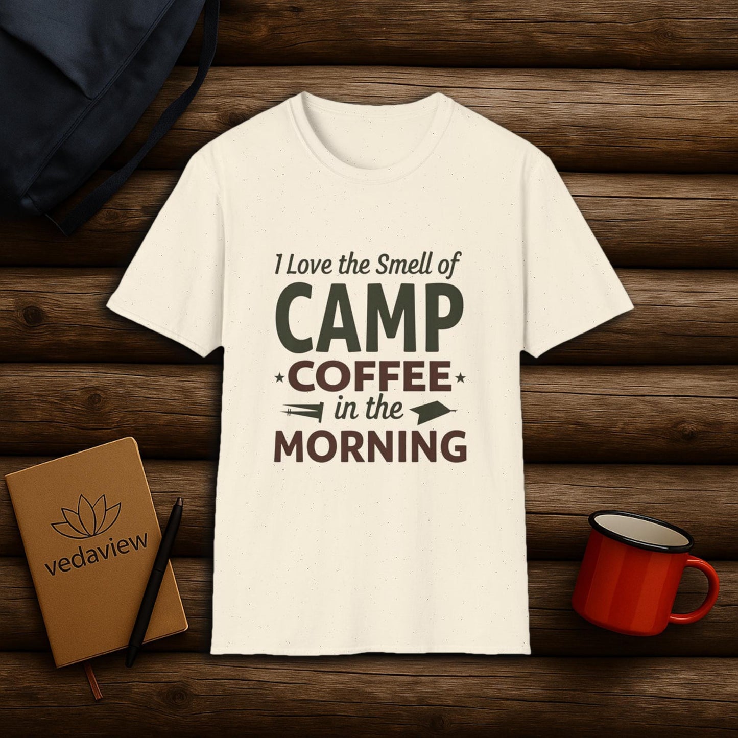 Camp Coffee In The Morning T-shirt