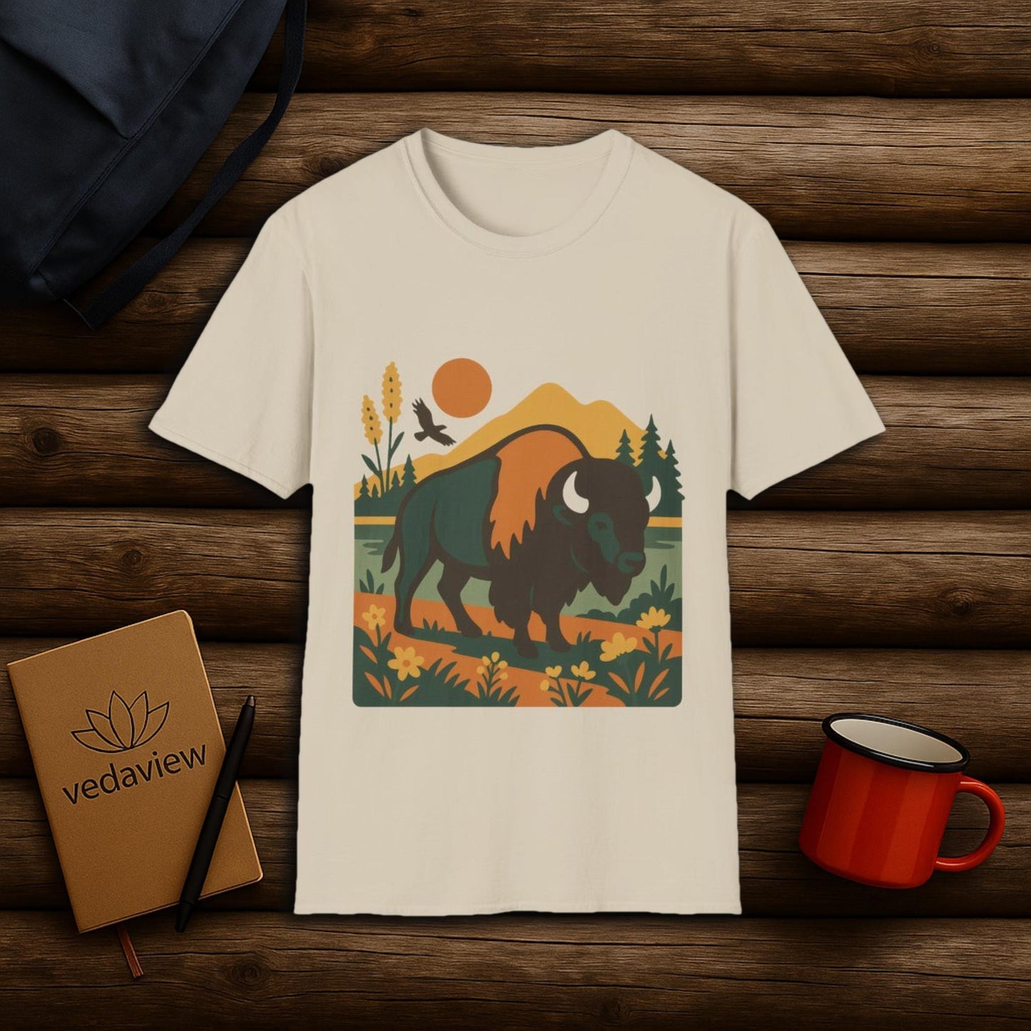 Bison Sunset T-shirt