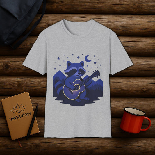 Raccoon Serenade T-shirt