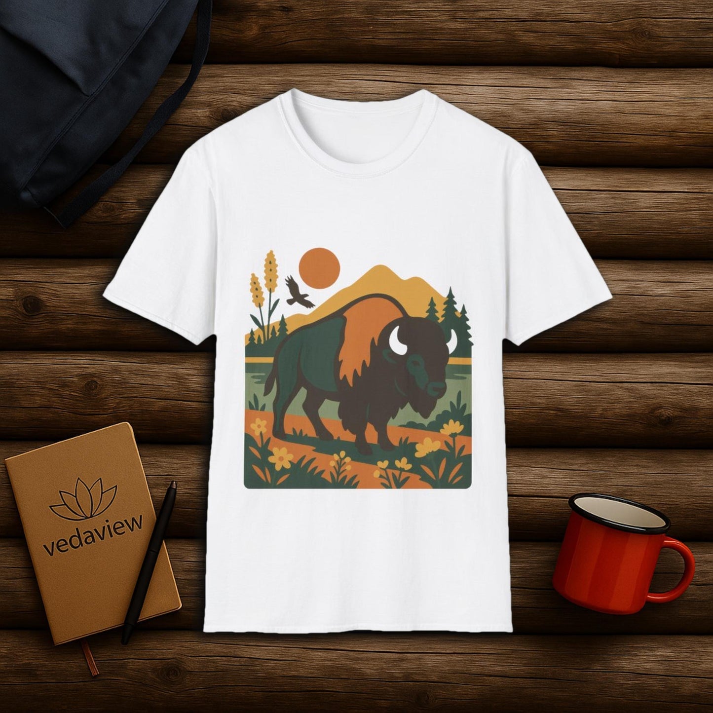 Bison Sunset T-shirt