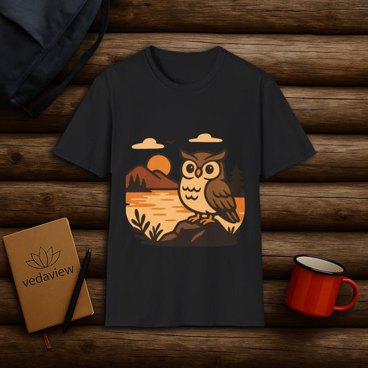 Owl at Sunset T-shirt