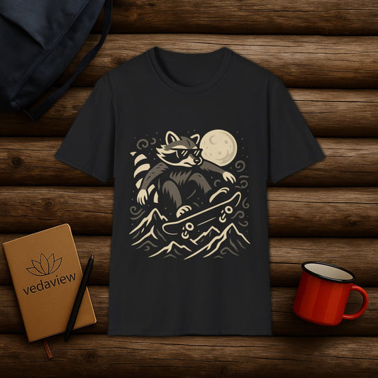 Skater Coon T-shirt