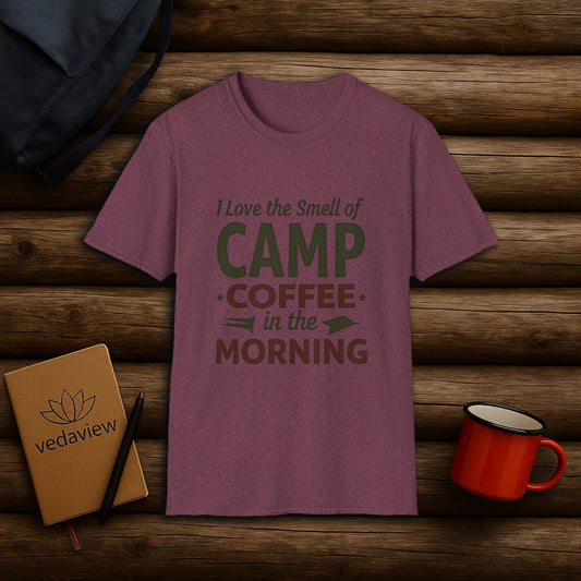 Camp Coffee In The Morning T-shirt