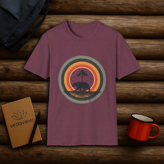Retro Wilderness Bear T-shirt