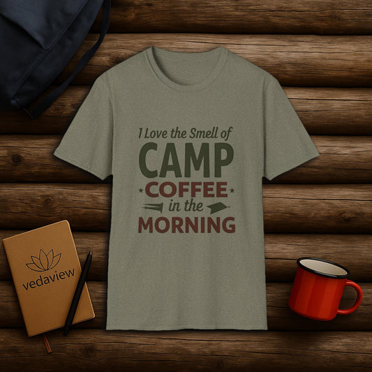 Camp Coffee In The Morning T-shirt