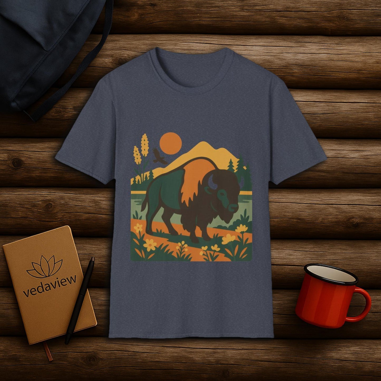 Bison Sunset T-shirt