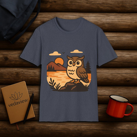 Owl at Sunset T-shirt
