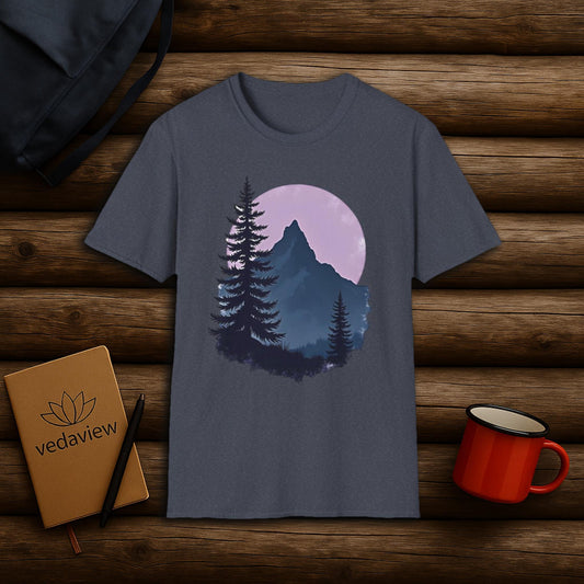 Moonlit Mountain Pines T-shirt