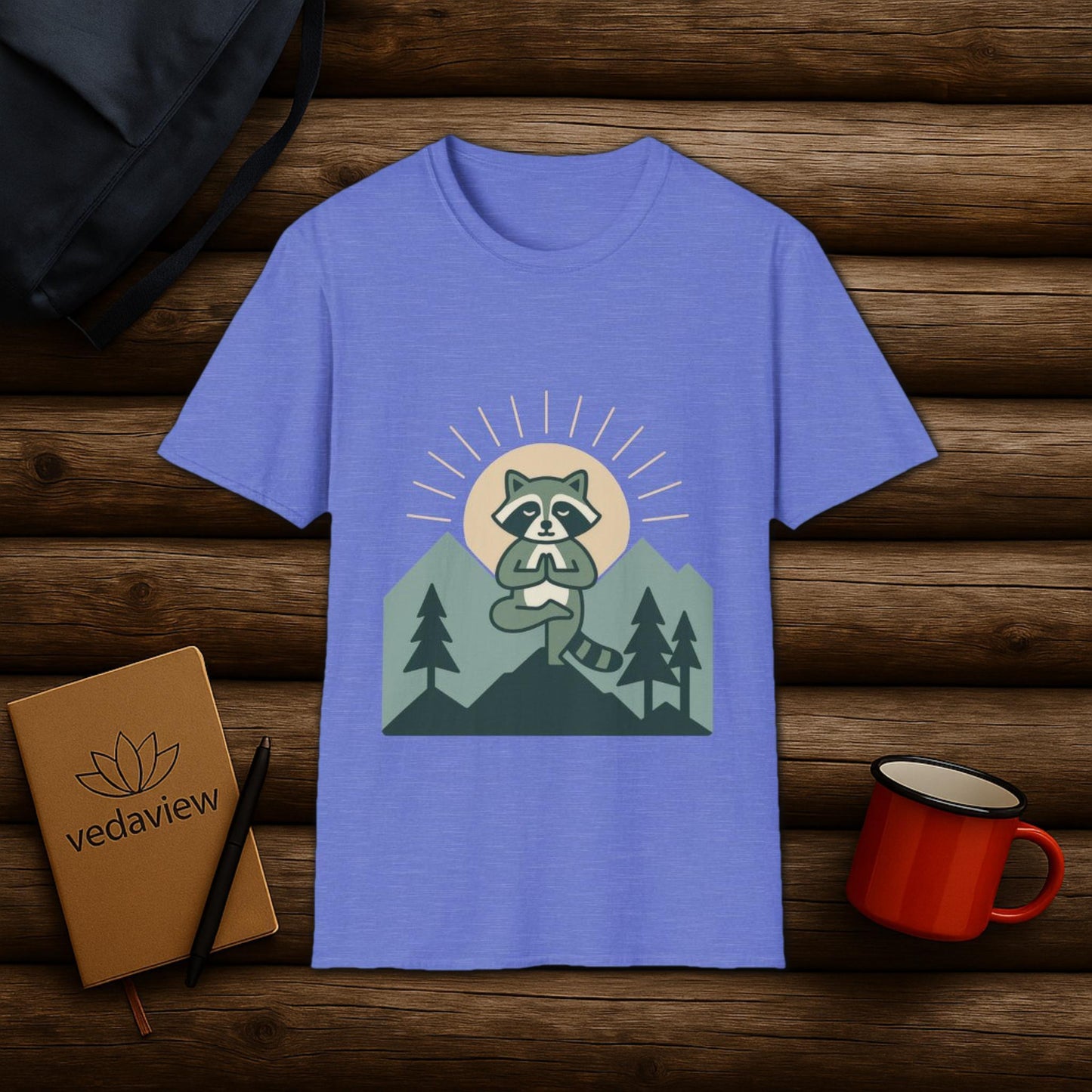 Meditative Raccoon T-shirt