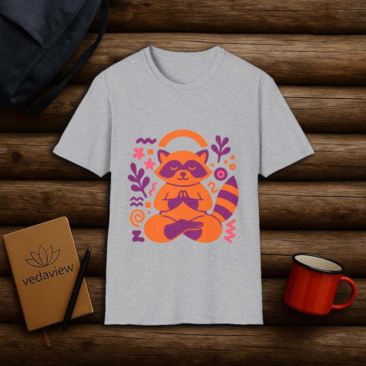 Meditating Raccoon T-shirt