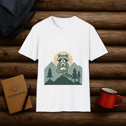 Meditative Raccoon T-shirt